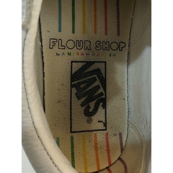 Vans X Flour Shop Old Skool Leather Rainbow Sneakers Shoes Mens 5.0 Womens 6.5 - Picture 9 of 16